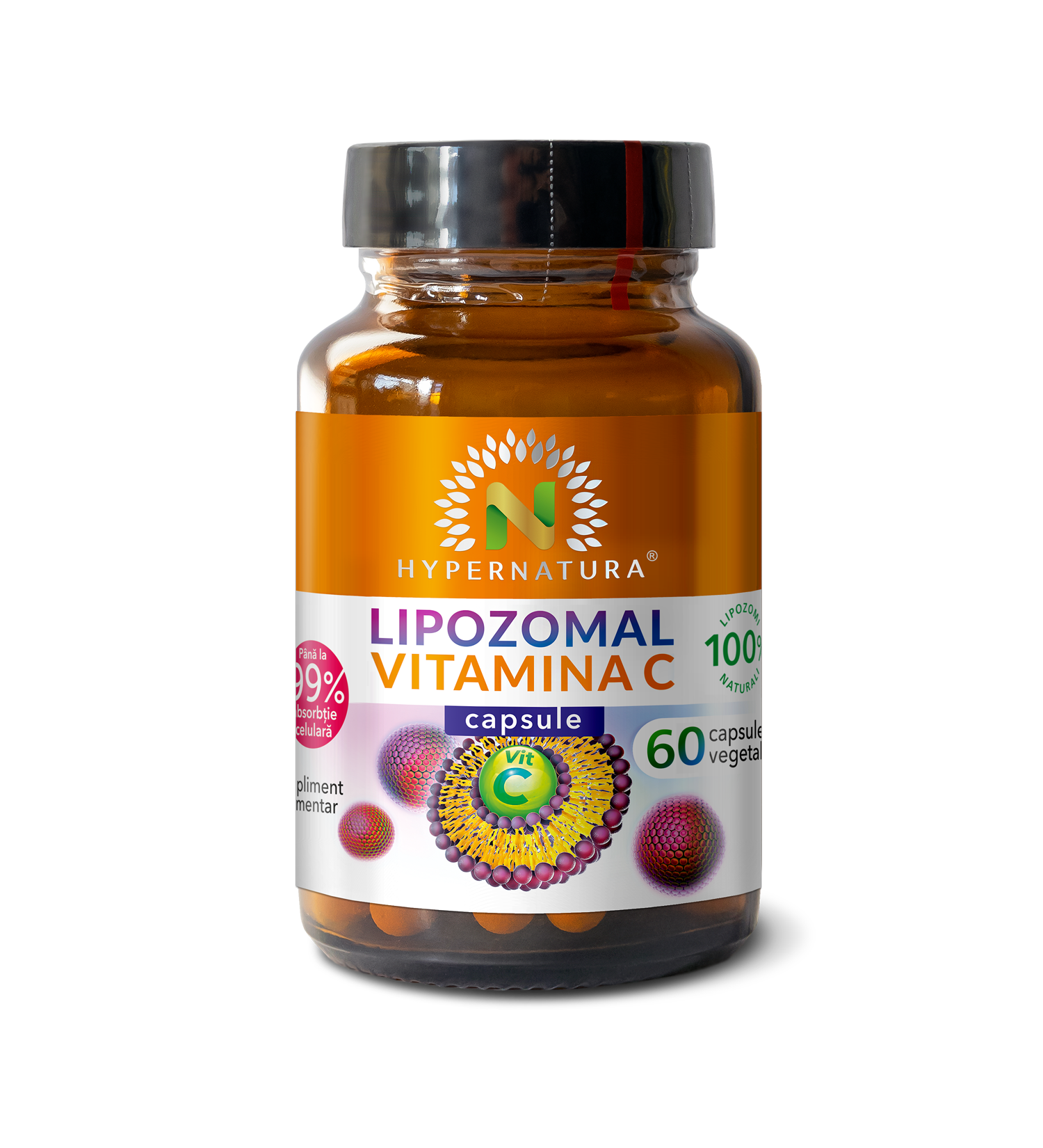 Lipozomal Vitamina C, 60 capsule, Hypernatura