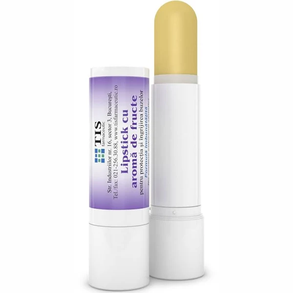 Lipstick cu aroma de Fructe, 4 g, Tis Farmaceutic