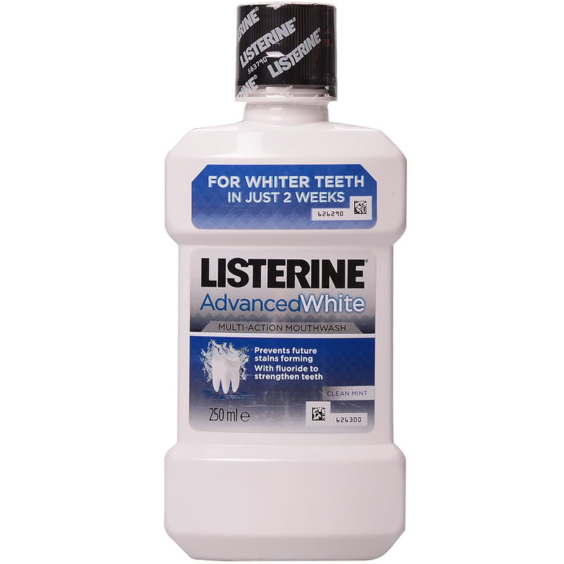 Apa de gura Advanced White, 250ml, Listerine