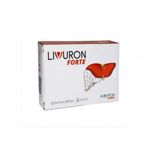 Livuron Forte, 24 capsule, Farma Derma