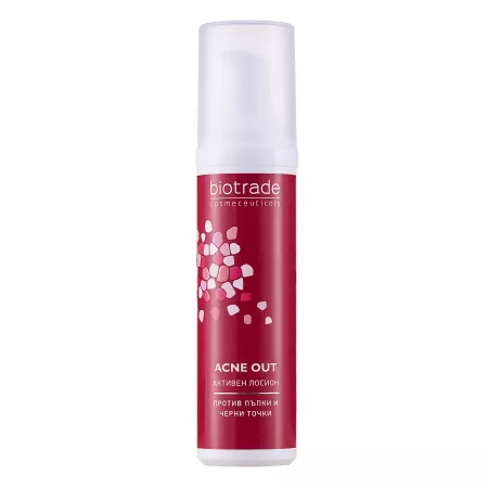 Lotiune activa pentru ten acneic Acne Out, 60ml, Biotrade