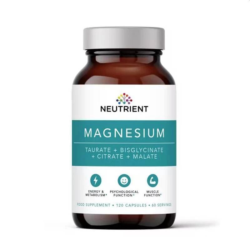 Magnesium Taurate, Bisglycinate, Citrate, Malate, 120 capsule Neutrient