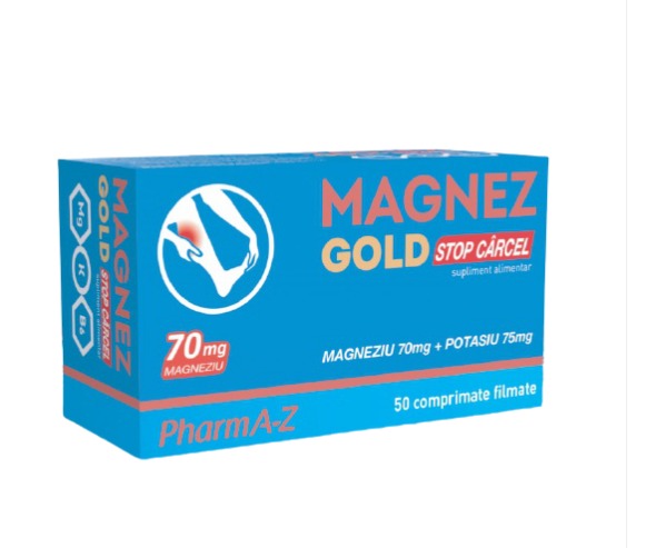 Magneziu Gold Stop Carcel, 50 comprimate, PharmA-Z