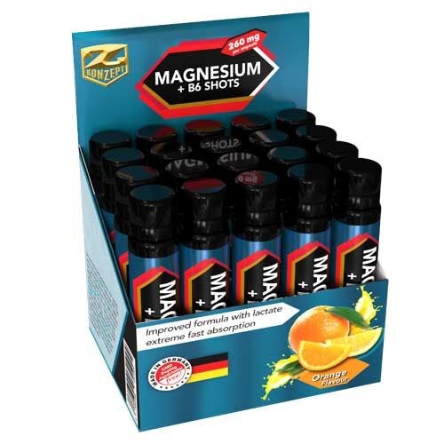 Magneziu lichid + B6 shot, 25ml, Z-Konzept