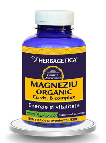 Magneziu organic x 60cps (Herbagetica)