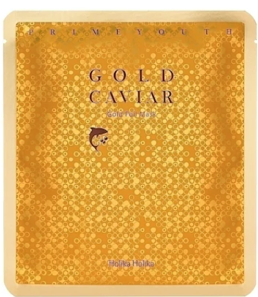 Masca faciala cu aur si caviar auriu 25g (Holika Holika)