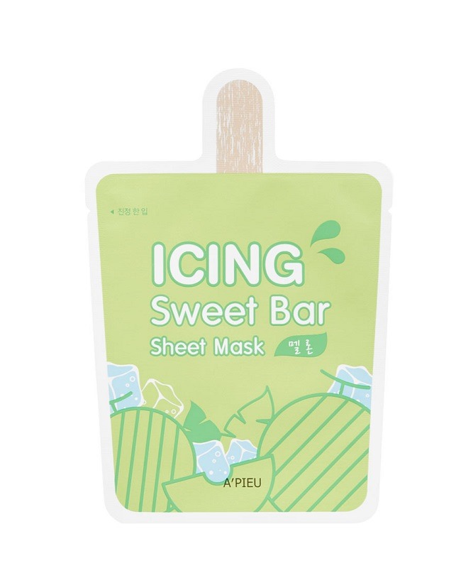 Masca faciala Icing Sweet Bar calmanta cu Pepene galben 21g (A'Pieu)