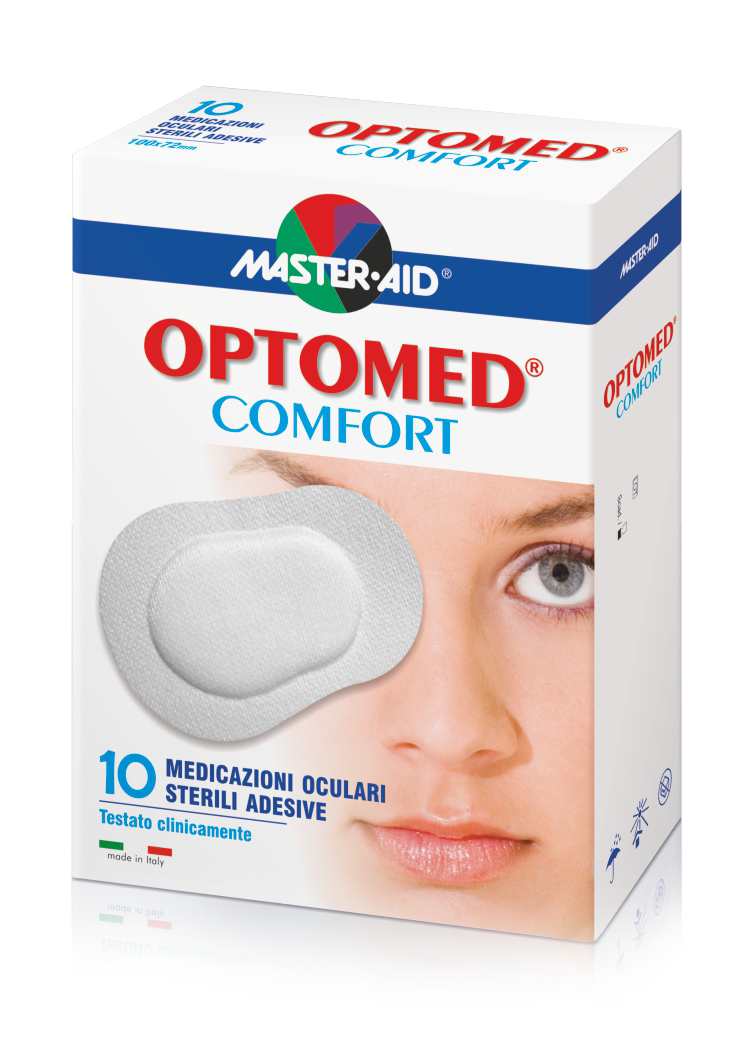 Pansament ocular steril Optomed Comfort Master-Aid, 100x72 mm, 10 bucati, Pietrasanta Pharma