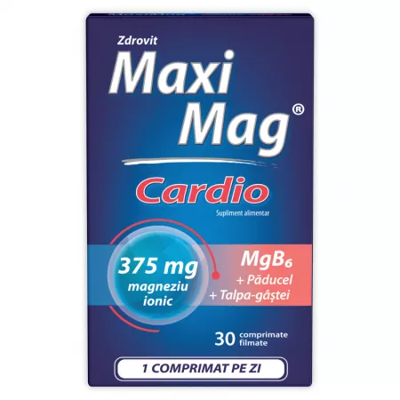 MaxiMag Cardio 375mg, 30 comprimate, Zdrovit