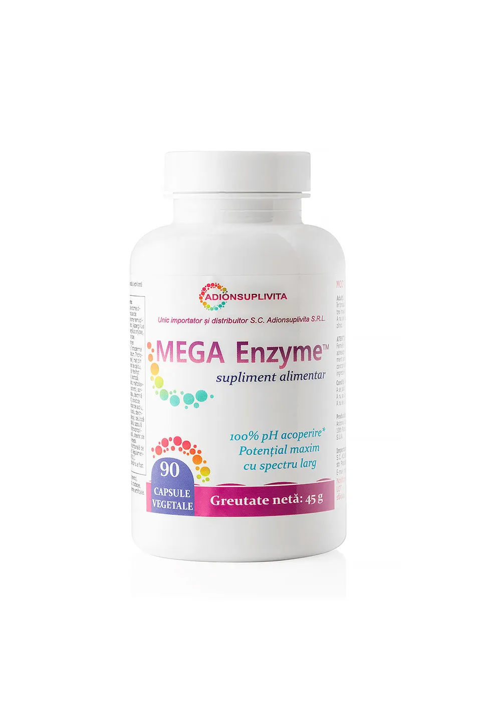 Mega Enzyme, 90 comprimate, AdionSuplivita