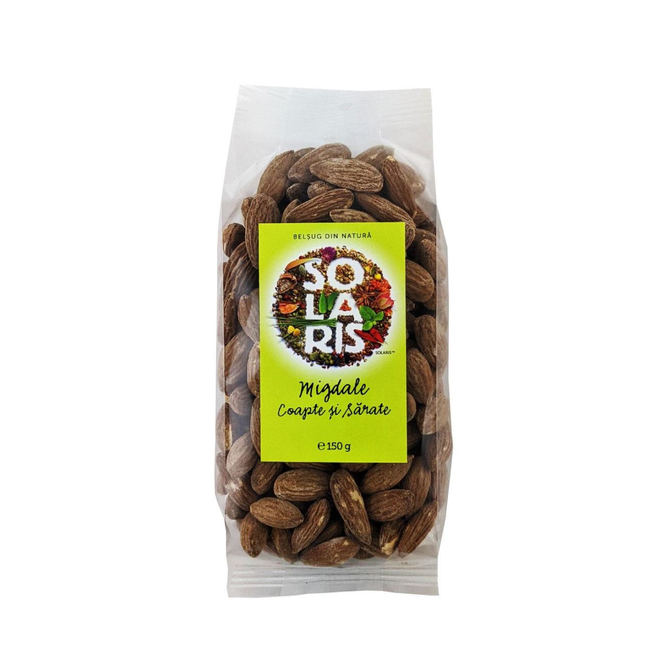 Migdale coapte si sarate, 150g, Solaris