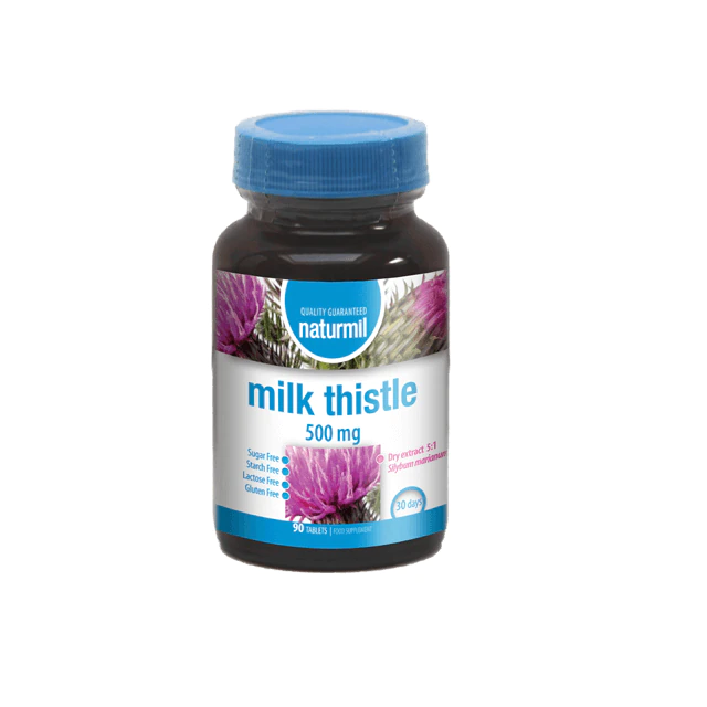 Milk Thistle 500mg, 90 tablete, Naturmil