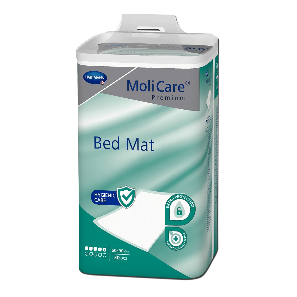 MoliCare Premium Bed Mat Aleze 5 picaturi, 60X90 cm x 30 buc (Hartmann)