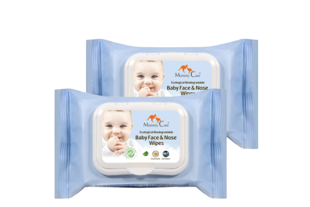 Servetele biodegradabile pentru fata si nas, 24 bucati, 1+1, Mommy Care