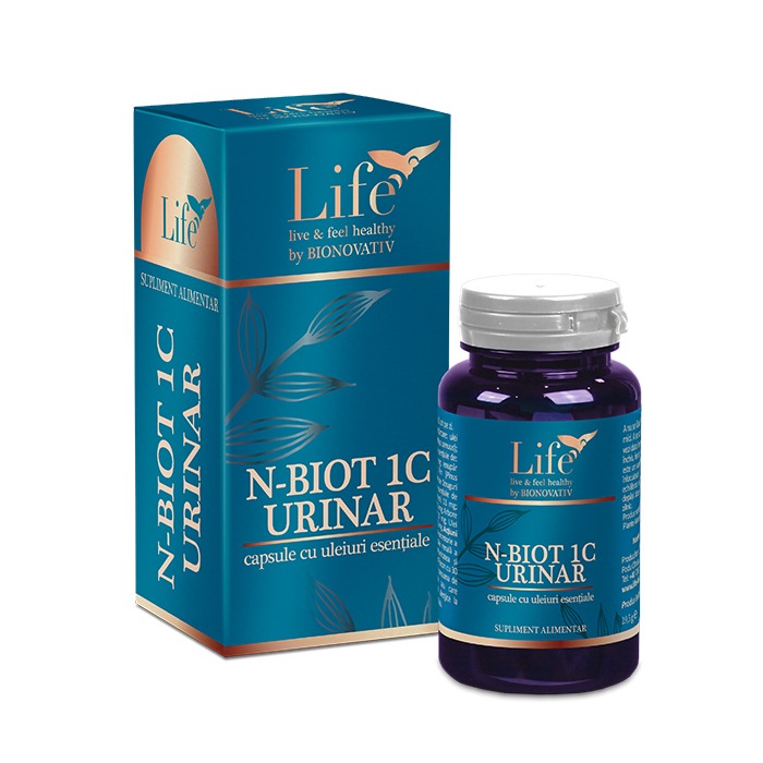 N-BIOT 1C Urinar cu uleiuri esentiale, 30 capsule, Bionovativ