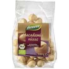 Nuci de macadamia bio, 100g, Dennree