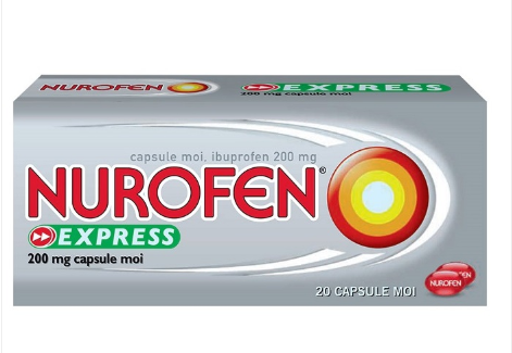 Nurofen Express 200mg, 20 capsule moi, Reckitt Benckiser