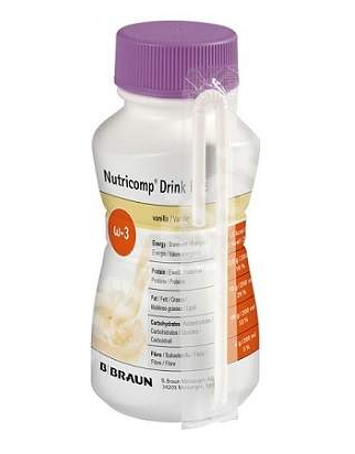 Nutricomp Drink Plus Vanilie, 200ml, Braun