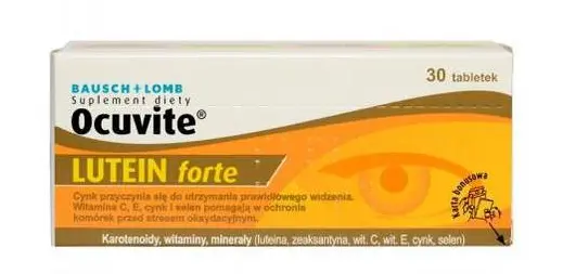 Ocuvite Lutein Forte, 30 capsule, Bausch & Lomb