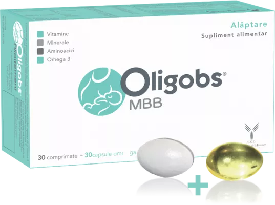 Oligobs Mbb Alaptare, 30 comprimate + 30 capsule, Laboratoire CCD
