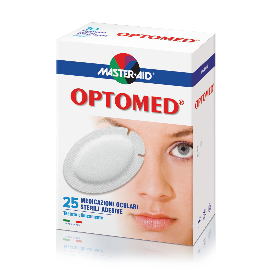 Pansament ocular steril Optomed Master-Aid, 96x66 mm, 25 bucati, Pietrasanta Pharma