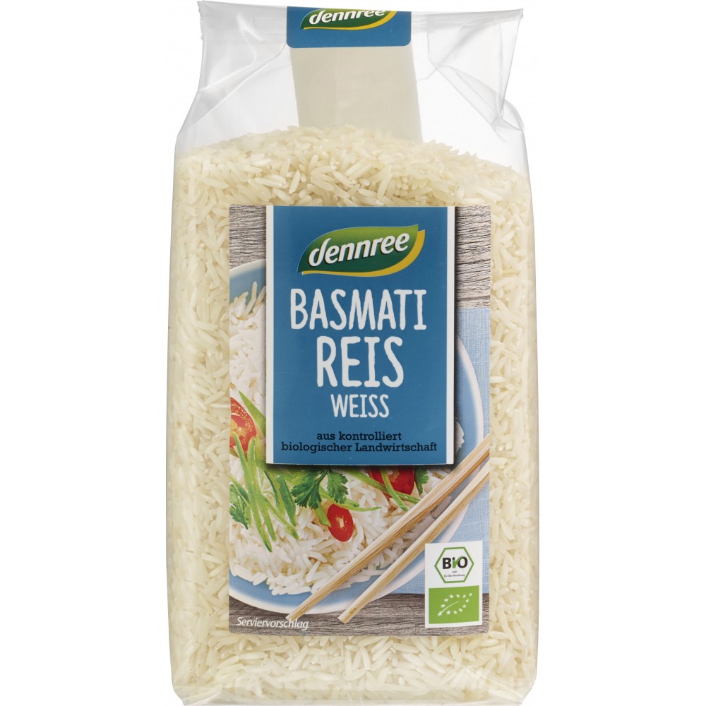 Orez basmati alb india ECO, 500 g, Dennree Pret 16,00 lei DENNREE GMBH