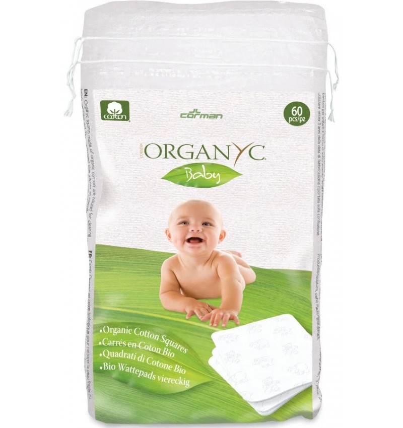 Dischete Baby din bumbac organic, 60 bucati, Organyc