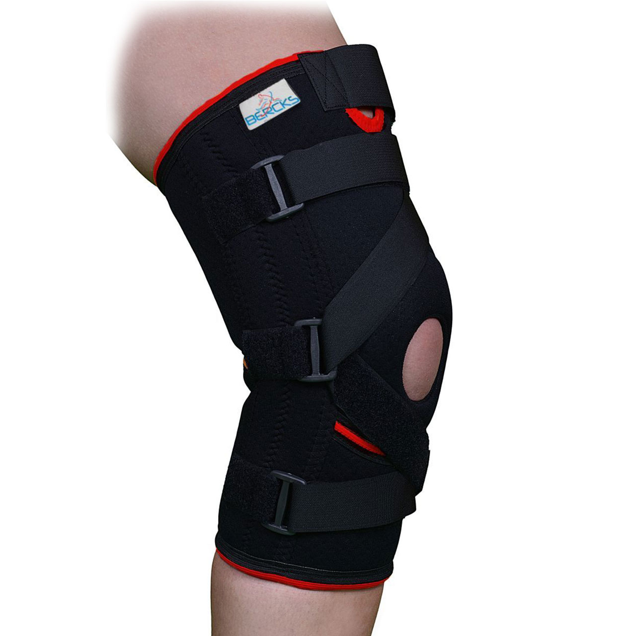 Orteza de genunchi mobila cu insertii laterale si suport pt ligamente L, BRK2109