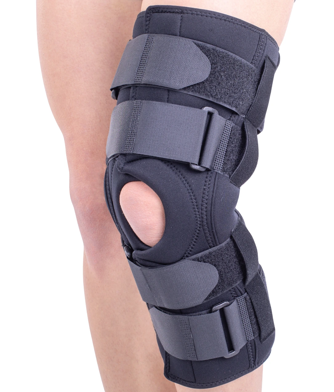 Orteza genunchi cu suport patelar si articulatii laterale SRT341 M1, Triamed