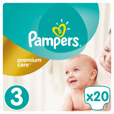 PAMPERS 3 Premium Care (5-9kg) x 20buc