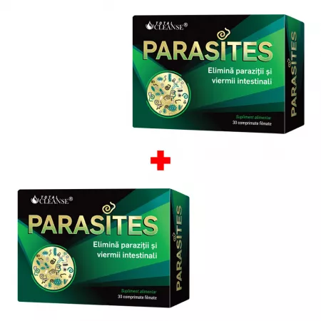 Parasites, 30 comprimate, pachet 1+1, Cosmopharm