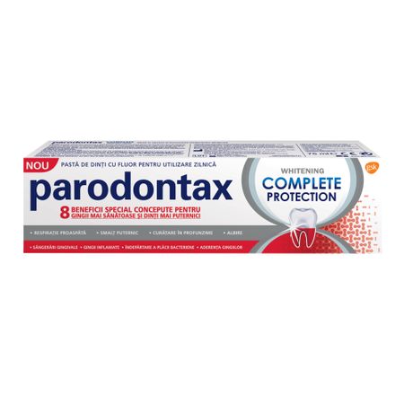 Pasta de dinti Parodontax Complete Protection Whitening, 75ml, GSK