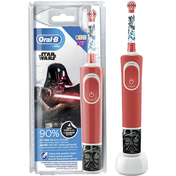 Perie Electrica Stages +3ani StarWars D100.413.2K, Oral-B