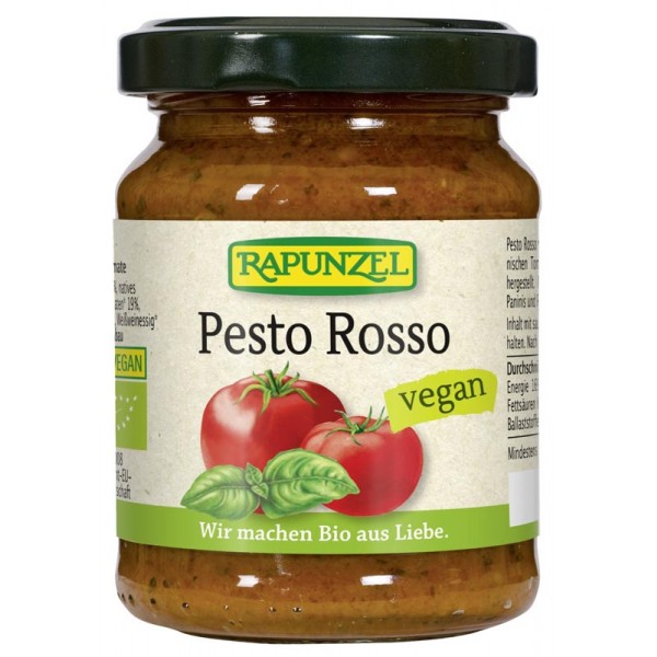 Pesto rosso vegan ECO,120g, Rapunzel
