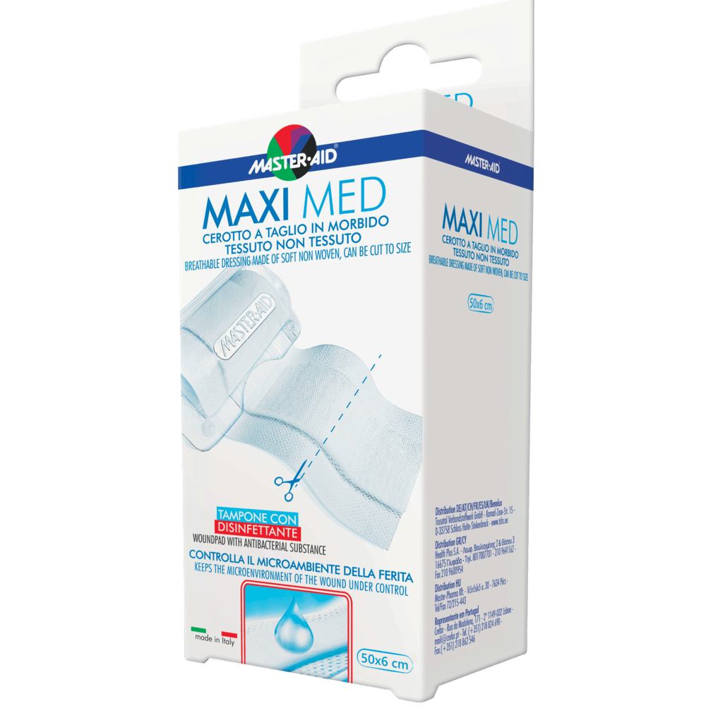 Pansament autoadeziv rola Maxi Med Master-Aid, 50x6 cm, Pietrasanta Pharma