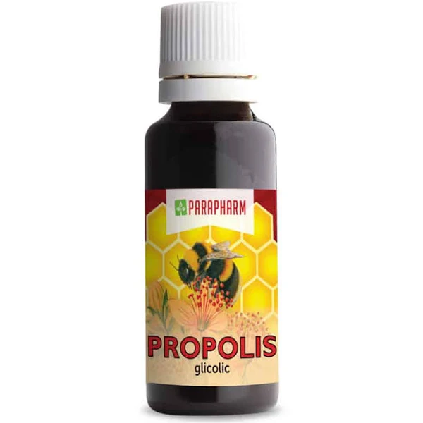Propolis Glicolic picaturi, 30ml, Parapharm