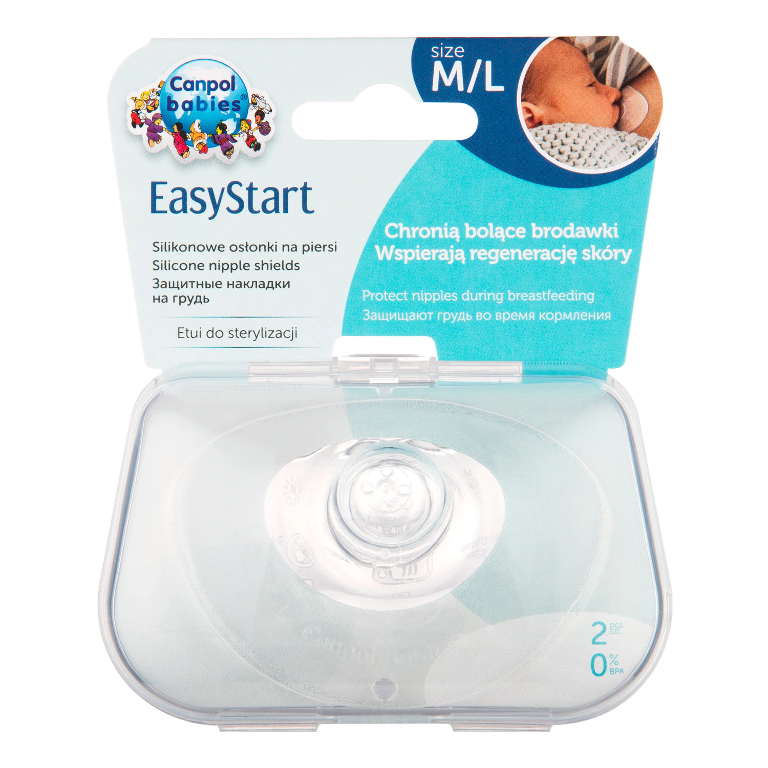 Protectoare mamelon EasyStart M/L, 2buc, 18/603, Canpol