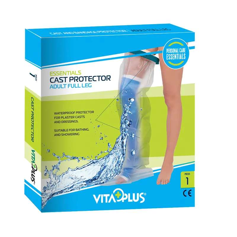 Protector impermeabil pentru gips adulti, picior, VP65491, VitaPlus