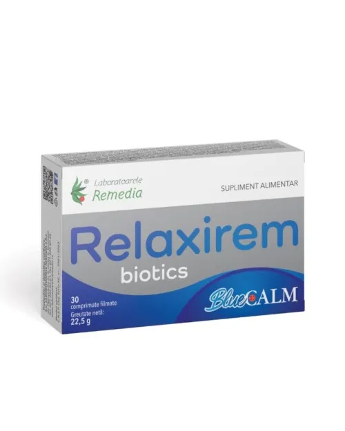Relaxirem Biotics BlueCalm, 30 comprimate, Remedia