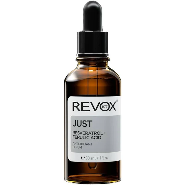 Ser antioxidant cu Resveratrol si Acid Ferulic pentru fata si gat, 30ml, Revox