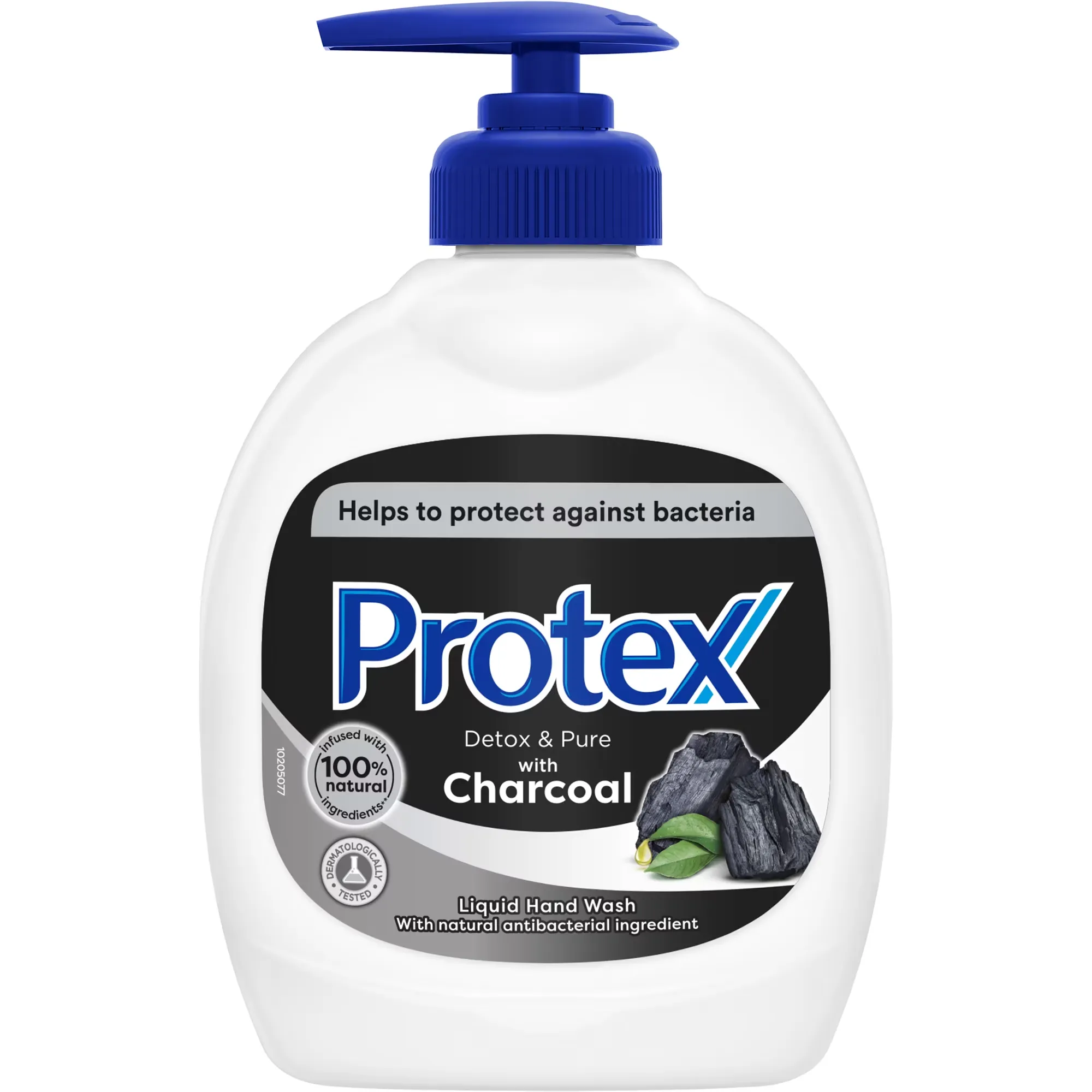 Sapun lichid antibacterian Detox & Pure Charcoal, 300ml, Protex