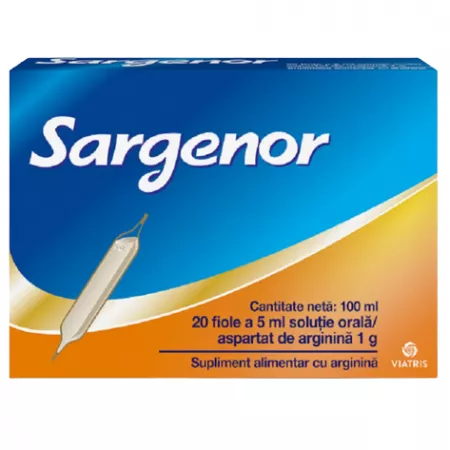 Sargenor 1g/ 5ml solutie orala, 20 fiole,  Viatris