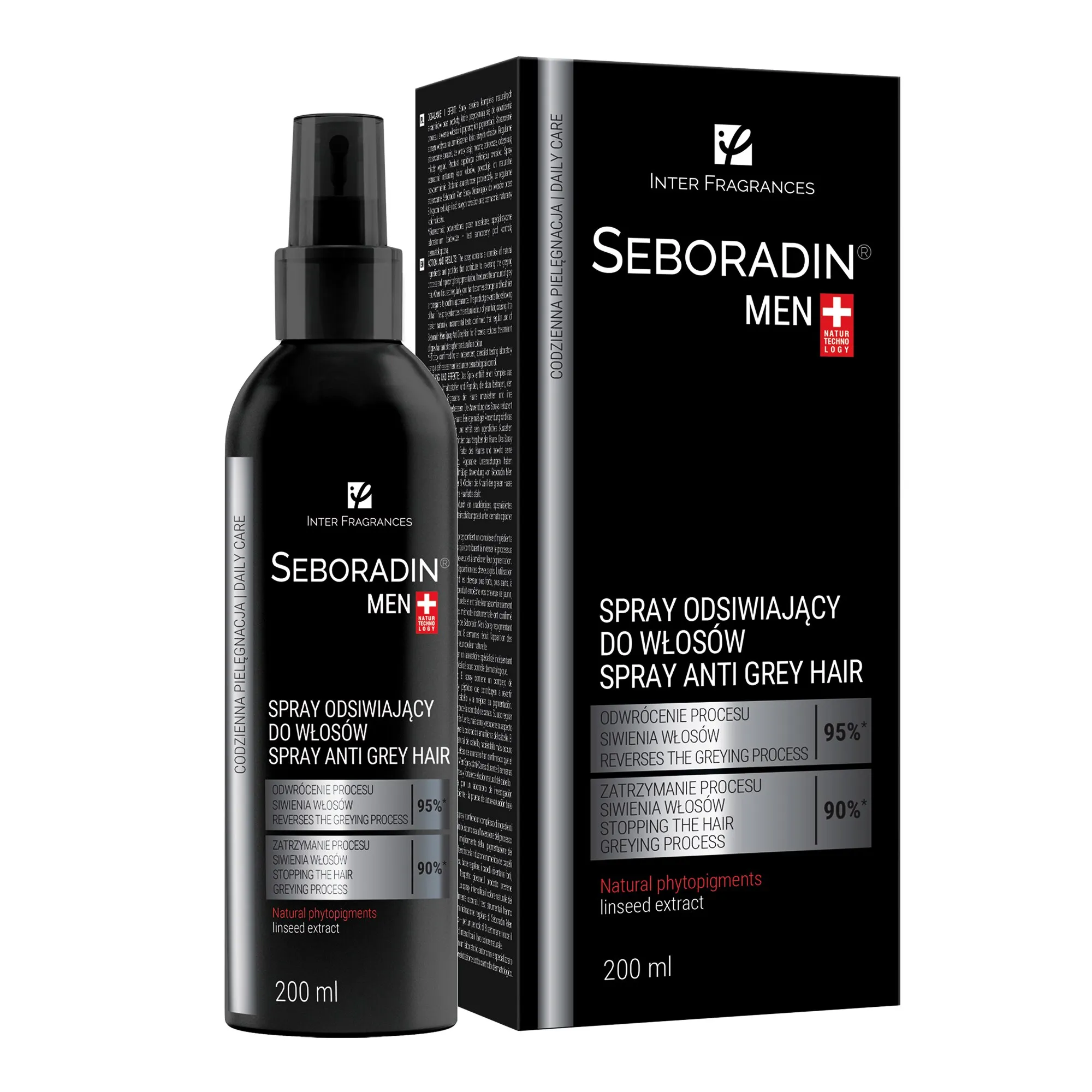 Spray anti-incaruntire pentru barbati, 200ml, Seboradin