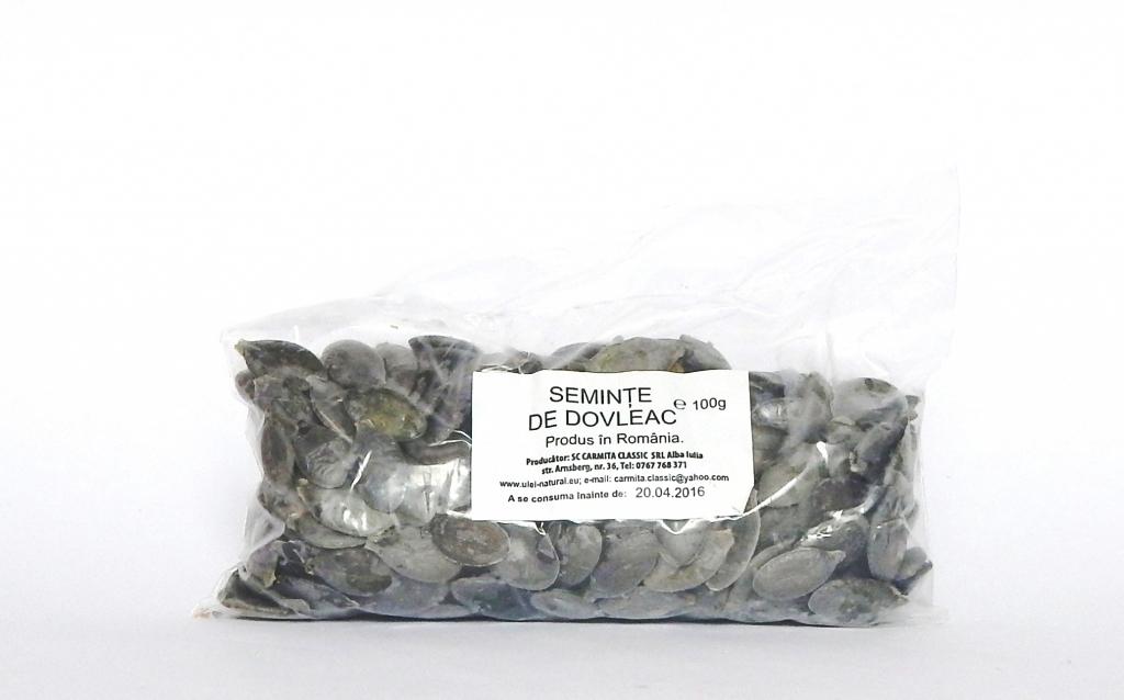 Seminte de dovleac, 100g, Carmita Classic