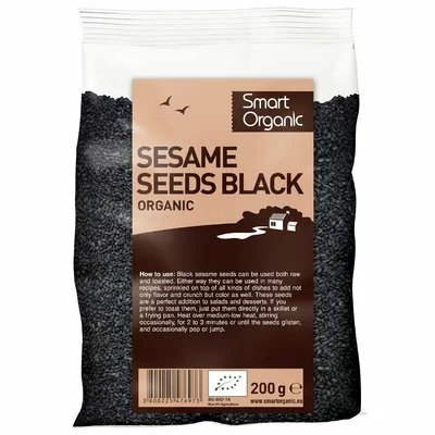 Seminte susan negru eco, 200g, Smart Organic
