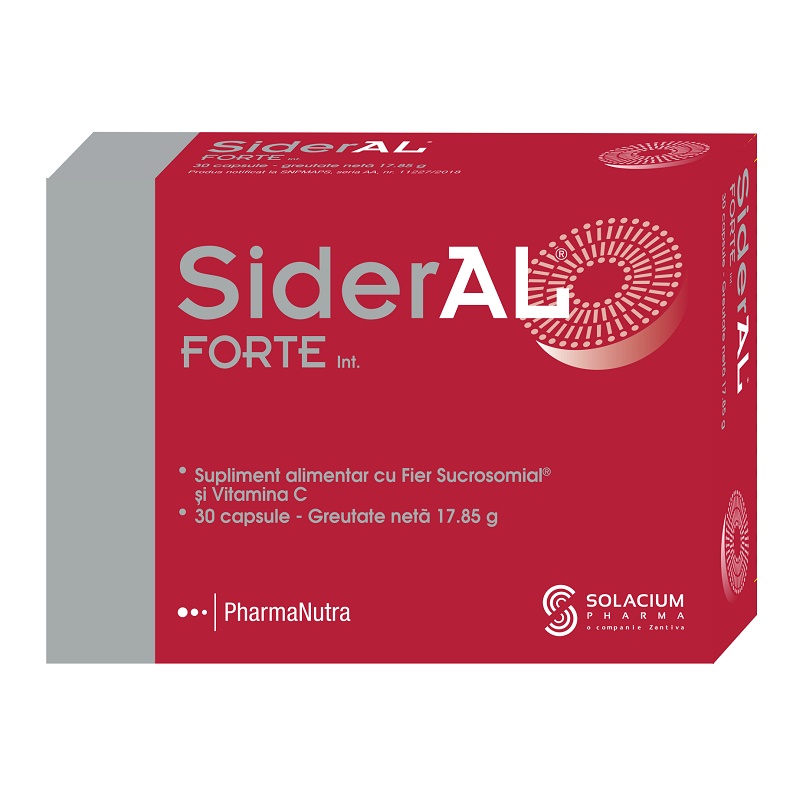 SiderAL forte, 30 comprimate, Solacium Pharma