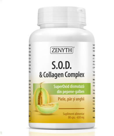 S.O.D. & Collagen Complex 650mg 80cps ( Zenyth)