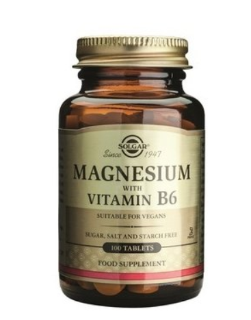 SOLGAR Magnesium + Vit.B6 x 100tb