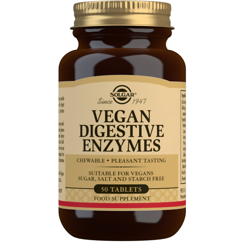 SOLGAR Vegan Digestive Enzymes x 50cp