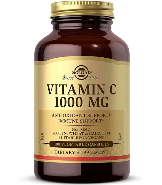 Vitamin C 1000mg, 100 capsule, SOLGAR